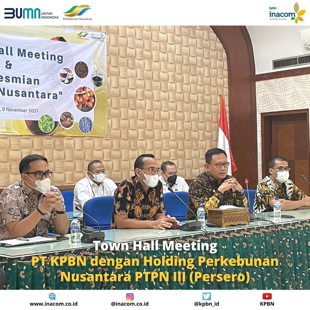 Town Hall Meeting PT KPBN dengan Holding Pekebunan Nusantara